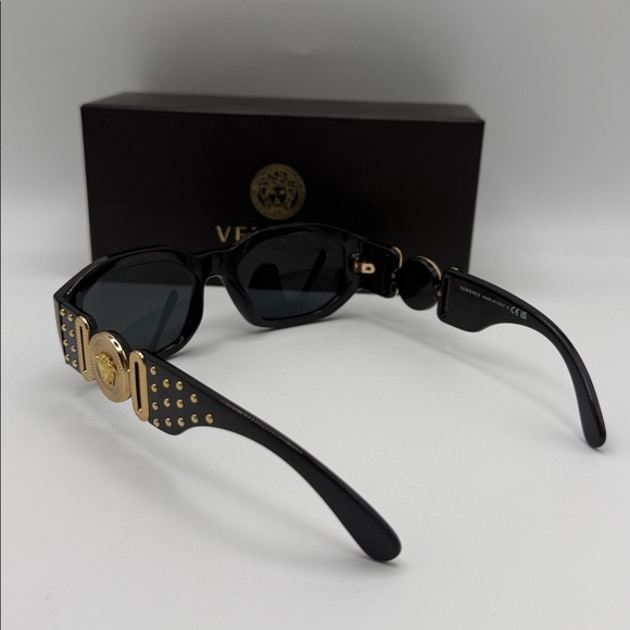 Versace Medusa Biggie Studded Sunglasses - Picture 7 of 15